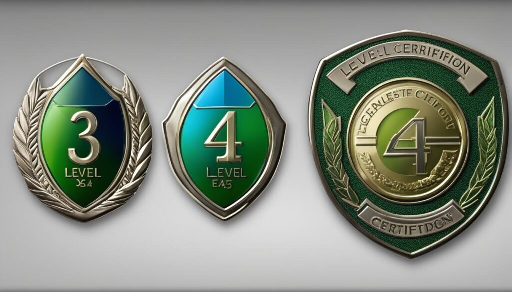 Level 3 and Level 4 Certifications
