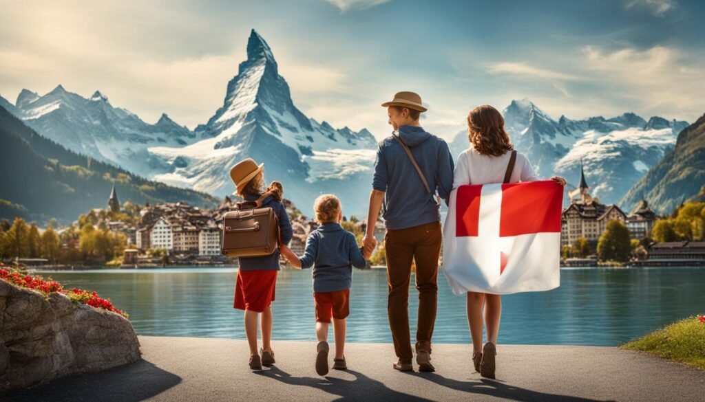 work visas for family members in Switzerland